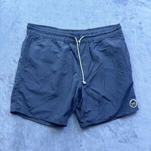 Ron Jon Surf Shop Mens Navy Blue Nylon Swim Trunks Shorts ACE1123 Size M